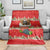 Funny Dachshund Dog Light Up Christmas Blanket Snowy Village Red Holiday Design - Wonder Print Shop