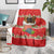 Funny Dachshund Dog Light Up Christmas Blanket Snowy Village Red Holiday Design - Wonder Print Shop