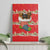 Funny Dachshund Dog Light Up Christmas Canvas Wall Art Snowy Village Red Holiday Design - Wonder Print Shop
