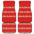 Funny Dachshund Dog Light Up Christmas Car Mats Snowy Village Red Holiday Design - Wonder Print Shop