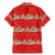 Funny Dachshund Dog Light Up Christmas Family Matching Mermaid Dress and Hawaiian Shirt Snowy Village Red Holiday Design - Wonder Print Shop