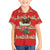 Funny Dachshund Dog Light Up Christmas Family Matching Puletasi and Hawaiian Shirt Snowy Village Red Holiday Design - Wonder Print Shop