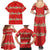 Funny Dachshund Dog Light Up Christmas Family Matching Summer Maxi Dress and Hawaiian Shirt Snowy Village Red Holiday Design - Wonder Print Shop