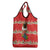 Funny Dachshund Dog Light Up Christmas Grocery Bag Snowy Village Red Holiday Design - Wonder Print Shop