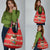 Funny Dachshund Dog Light Up Christmas Grocery Bag Snowy Village Red Holiday Design - Wonder Print Shop