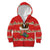 Funny Dachshund Dog Light Up Christmas Kid Hoodie Snowy Village Red Holiday Design - Wonder Print Shop