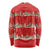 Funny Dachshund Dog Light Up Christmas Long Sleeve Shirt Snowy Village Red Holiday Design - Wonder Print Shop
