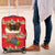 Funny Dachshund Dog Light Up Christmas Luggage Cover Snowy Village Red Holiday Design - Wonder Print Shop