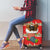 Funny Dachshund Dog Light Up Christmas Luggage Cover Snowy Village Red Holiday Design - Wonder Print Shop