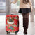 Funny Dachshund Dog Light Up Christmas Luggage Cover Snowy Village Red Holiday Design - Wonder Print Shop
