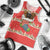Funny Dachshund Dog Light Up Christmas Men Tank Top Snowy Village Red Holiday Design - Wonder Print Shop