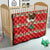 Funny Dachshund Dog Light Up Christmas Quilt Snowy Village Red Holiday Design - Wonder Print Shop
