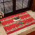 Funny Dachshund Dog Light Up Christmas Rubber Doormat Snowy Village Red Holiday Design - Wonder Print Shop