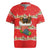 Funny Dachshund Dog Light Up Christmas Rugby Jersey Snowy Village Red Holiday Design - Wonder Print Shop