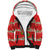 Funny Dachshund Dog Light Up Christmas Sherpa Hoodie Snowy Village Red Holiday Design - Wonder Print Shop