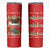 Funny Dachshund Dog Light Up Christmas Skinny Tumbler Snowy Village Red Holiday Design - Wonder Print Shop