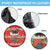 Funny Dachshund Dog Light Up Christmas Spare Tire Cover Snowy Village Red Holiday Design - Wonder Print Shop