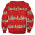 Funny Dachshund Dog Light Up Christmas Sweatshirt Snowy Village Red Holiday Design - Wonder Print Shop