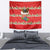 Funny Dachshund Dog Light Up Christmas Tapestry Snowy Village Red Holiday Design - Wonder Print Shop