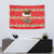 Funny Dachshund Dog Light Up Christmas Tapestry Snowy Village Red Holiday Design - Wonder Print Shop