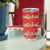 Funny Dachshund Dog Light Up Christmas Tumbler Cup Snowy Village Red Holiday Design - Wonder Print Shop