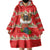 Funny Dachshund Dog Light Up Christmas Wearable Blanket Hoodie Snowy Village Red Holiday Design - Wonder Print Shop