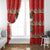 Funny Dachshund Dog Light Up Christmas Window Curtain Snowy Village Red Holiday Design - Wonder Print Shop