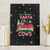 Funny Christmas Cows in Red Truck Canvas Wall Art Dear Santa Just Bring Cows Quote on Snowflake - Wonder Print Shop