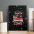 Funny Christmas Cows in Red Truck Canvas Wall Art Dear Santa Just Bring Cows Quote on Snowflake - Wonder Print Shop