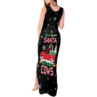 Funny Christmas Cows in Red Truck Tank Maxi Dress Dear Santa Just Bring Cows Quote on Snowflake - Wonder Print Shop