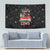 Funny Christmas Cows in Red Truck Tapestry Dear Santa Just Bring Cows Quote on Snowflake - Wonder Print Shop