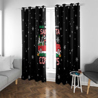 Funny Christmas Cows in Red Truck Window Curtain Dear Santa Just Bring Cows Quote on Snowflake - Wonder Print Shop