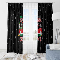 Funny Christmas Cows in Red Truck Window Curtain Dear Santa Just Bring Cows Quote on Snowflake - Wonder Print Shop