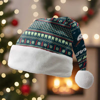 Funny Christmas Dental Squad Tooth Characters Christmas Santa Hat Snowflake Pattern Design - Wonder Print Shop
