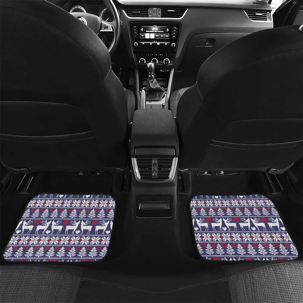 Jesus Not To Day Satan Christmas Car Mats Funny Xmas Holiday Patterns - Wonder Print Shop