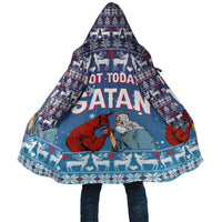 Jesus Not To Day Satan Christmas Cloak Funny Xmas Holiday Patterns - Wonder Print Shop