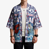 Jesus Not To Day Satan Christmas Kimono Funny Xmas Holiday Patterns - Wonder Print Shop