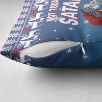Jesus Not To Day Satan Christmas Pillow Cover Funny Xmas Holiday Patterns - Wonder Print Shop