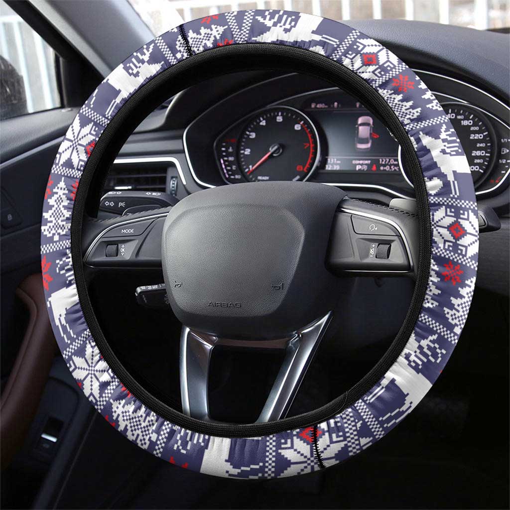 Jesus Not To Day Satan Christmas Steering Wheel Cover Funny Xmas Holiday Patterns - Wonder Print Shop