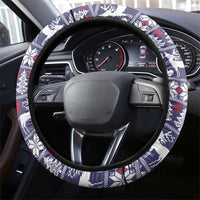 Jesus Not To Day Satan Christmas Steering Wheel Cover Funny Xmas Holiday Patterns - Wonder Print Shop