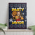 Jesus Party Savior Christmas Canvas Wall Art Funny Xmas Holiday Patterns - Wonder Print Shop