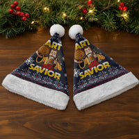 Jesus Party Savior Christmas Santa Hat Funny Xmas Holiday Patterns - Wonder Print Shop