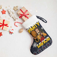 Jesus Party Savior Christmas Stocking Funny Xmas Holiday Patterns - Wonder Print Shop