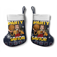 Jesus Party Savior Christmas Stocking Funny Xmas Holiday Patterns - Wonder Print Shop