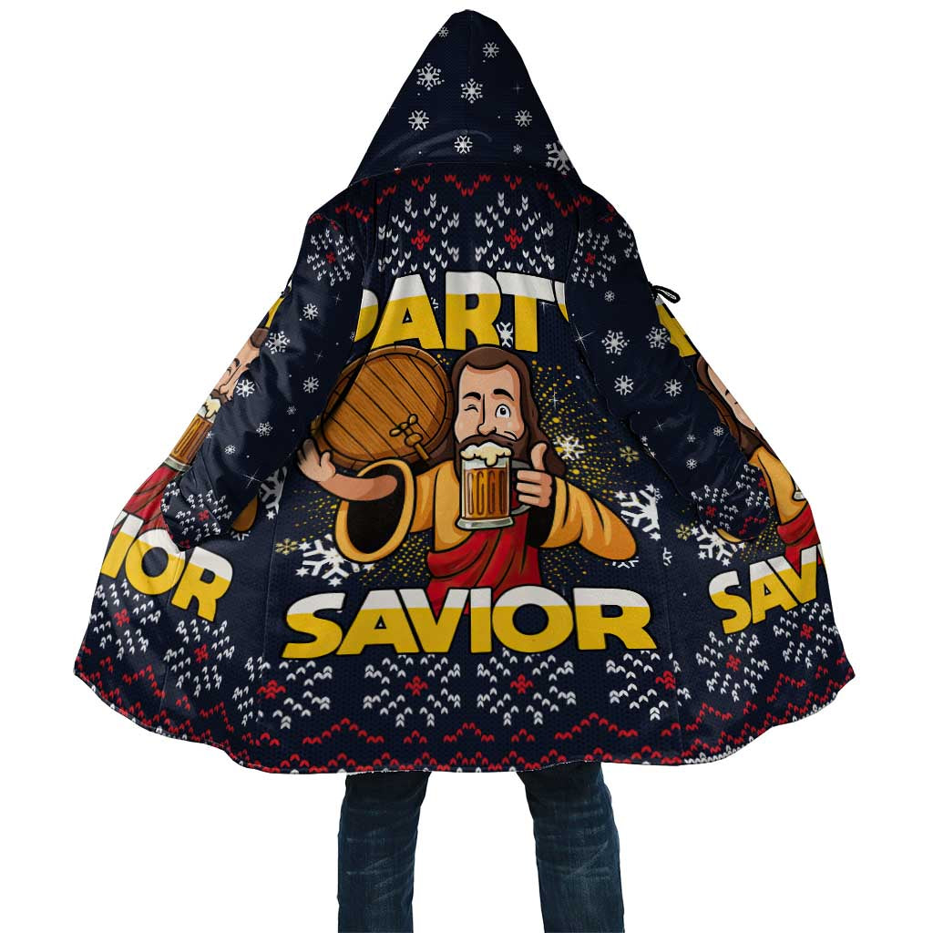 Jesus Party Savior Christmas Cloak Funny Xmas Holiday Patterns - Wonder Print Shop
