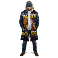 Jesus Party Savior Christmas Cloak Funny Xmas Holiday Patterns - Wonder Print Shop