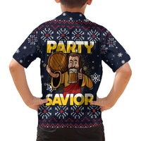 Jesus Party Savior Christmas Family Matching Puletasi and Hawaiian Shirt Funny Xmas Holiday Patterns - Wonder Print Shop