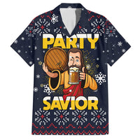 Jesus Party Savior Christmas Family Matching Puletasi and Hawaiian Shirt Funny Xmas Holiday Patterns - Wonder Print Shop