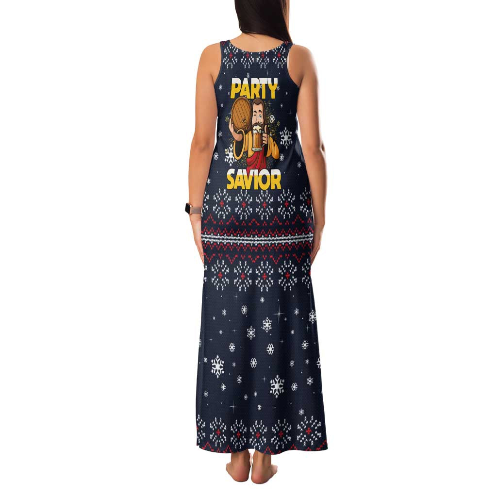 Jesus Party Savior Christmas Family Matching Tank Maxi Dress and Hawaiian Shirt Funny Xmas Holiday Patterns - Wonder Print Shop