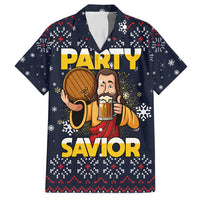 Jesus Party Savior Christmas Hawaiian Shirt Funny Xmas Holiday Patterns - Wonder Print Shop